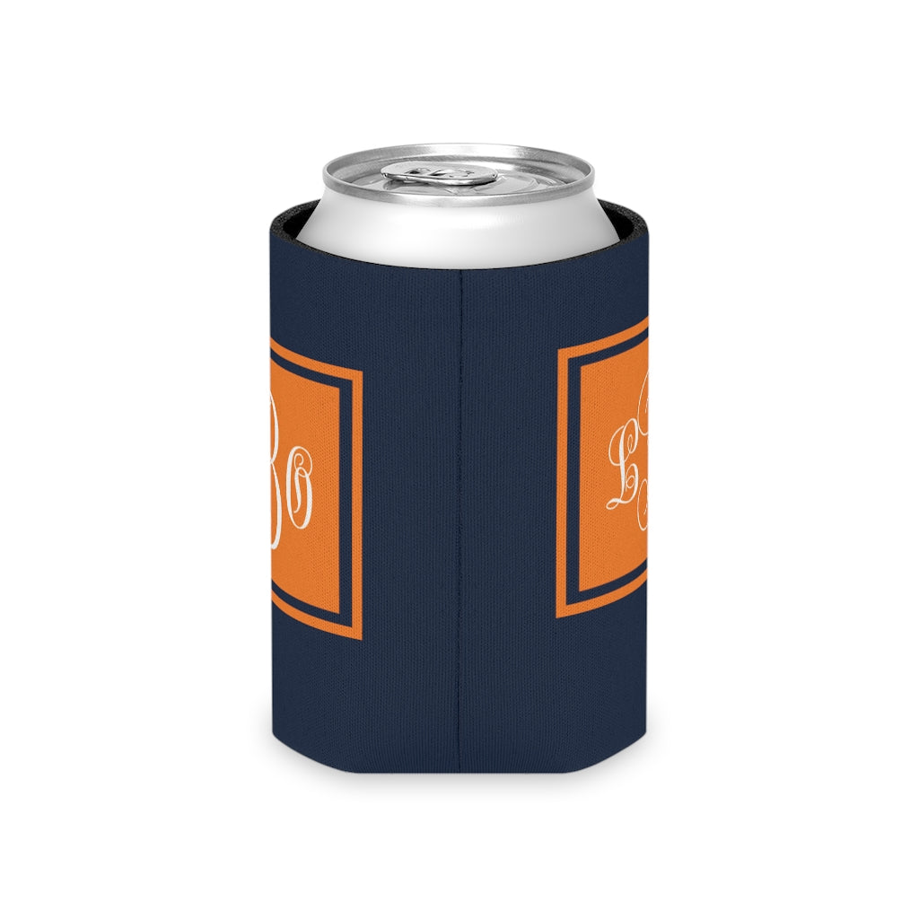 Orange/Navy Can Coozie | Game Day | College Team Colors