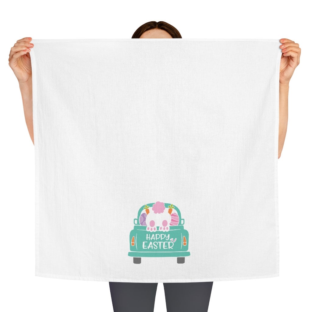 Happy Easter Towel | Vintage Truck | Bunny | Kitchen Towel | Tea Towel