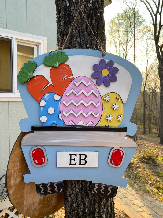Easter Bunny Truck Door Hanger